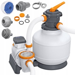 Bestway efektyvus smėlio siurblys baseinui, žarnų jungtys 11355 lh 58486