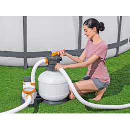 Bestway efektyvus smėlio siurblys baseinui, žarnų jungtys 11355 lh 58486