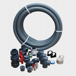 Poolflex PVC žarna 63mm, 25m rulonas klijavimui