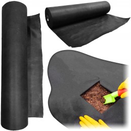 Agrotekstilė 100m x 1,6 juoda 100g neaustinė medžiaga
