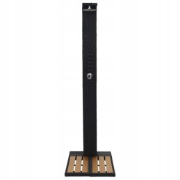 Sodo dušas ir tualetas iš polirotango