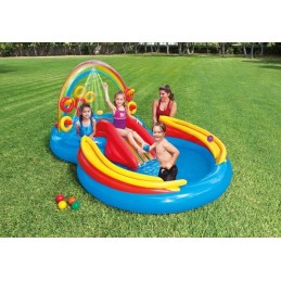 Vandens žaidimų aikštelė, vaikų baseinas, intex čiuožykla