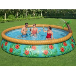 Sodo plėtimosi baseinas 457x84 bestway atogrąžų