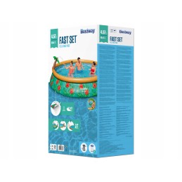 Bestway išsiplėtimo baseino didelis 457 x 84 cm 15 pėdų dušo siurblys