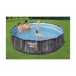 5614x rėmo sodo baseinas 366x100 su siurblio filtro kopėčiomis xxl bestway