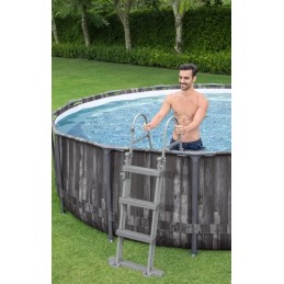 5614x rėmo sodo baseinas 366x100 su siurblio filtro kopėčiomis xxl bestway