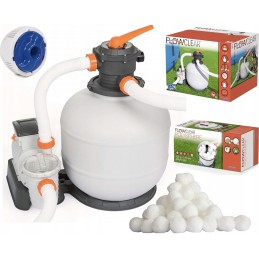 Bestway smėlio siurblys 8327l h 58499 naminiai kamuoliukai