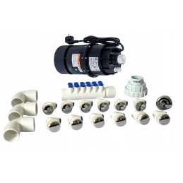 Oro siurblio komplektas su 12 plastikinių antgalių sūkurinei voniai, kubilui