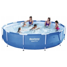 Plieninis sodo baseinas 366 x 76 cm rinkinys 7in1 bestway 56681