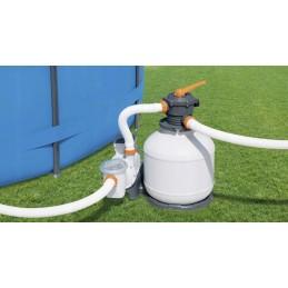Bestway 58486 11355 lh chemconnect pool filter sand pump