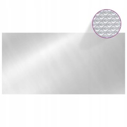 Sidabrinė baseino danga 975 x 488 cm pe lumark