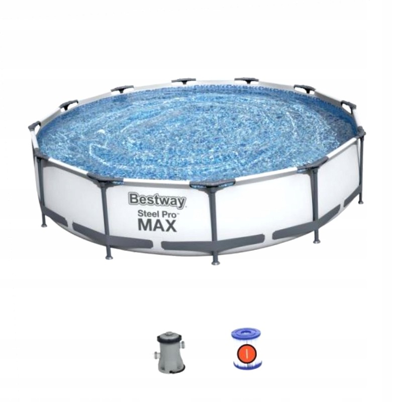 Steel Pro max plieno baseinas 366x76cm 56416 bestway