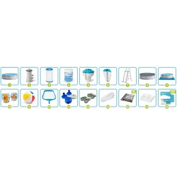 Intex karkasinis sodo baseinas 366x99 26716 12in1