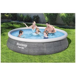 Išsiplečiantis sodo baseinas 396x84 bestway siurblys