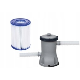 Išsiplečiantis sodo baseinas 396x84 bestway siurblys