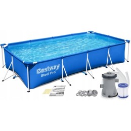 Karkasinis baseinas 400x211x81 cm 7in1 bestway 56424