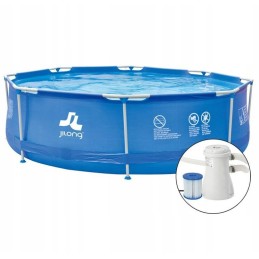 Šeimos rėmo sodo baseinas su pompa, 360x76