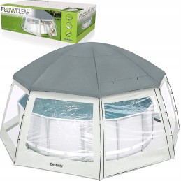 Pavėsinės stogas SPA baseinui 6x6x3 bestway 58612