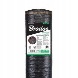 Anti-weed agrotextile black 1.6x100m, 110g