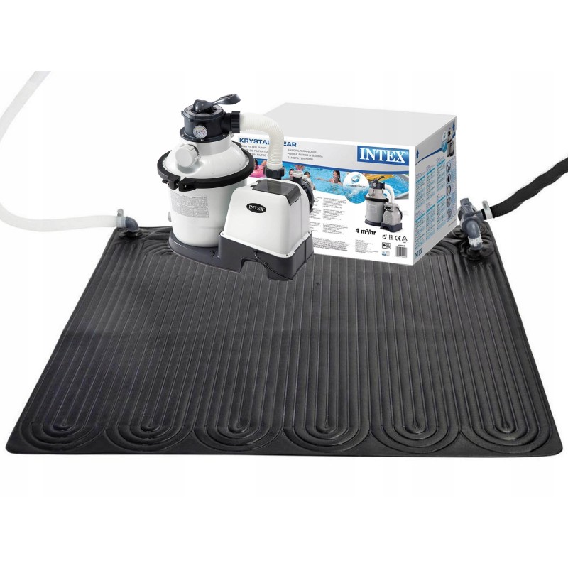 Saulės vandens šildytuvas, intex filtro siurblys, 4500l