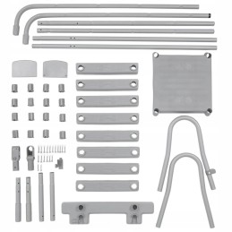 4 pakopų flowclear baseino kopėčios 132 cm lu