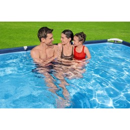 Deluxe terasest profiraamiga bassein 300x201x66 bestway 3in1 filterpump