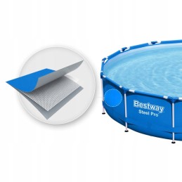 Rėmas sodo baseinas 305 x 76 cm, 15-in-1 bestway rinkinys