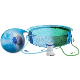 Steel pro max frame pool 427x84 14ft bestway 3in1 pump filter ii