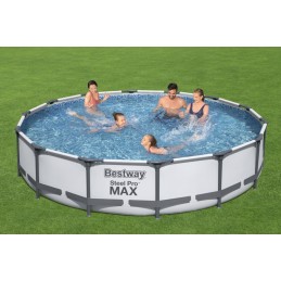 Steel Pro max rāmja baseins 427x84 14ft bestway 3in1 sūkņa filtrs ii