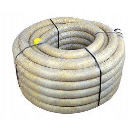 PVC drainage pipe fiber 100 in geofabric 50m coupling free pipe in lagging