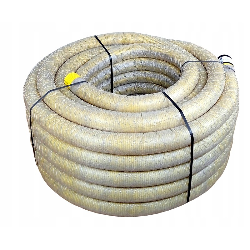 PVC drainage pipe fiber 100 in geofabric 50m coupling free pipe in lagging