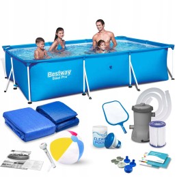 Terasest aiabassein 300x201x66cm 15in1 bestway