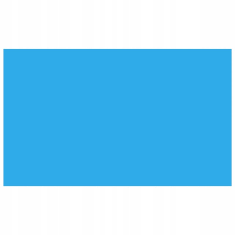 Vidaxl stačiakampė baseino danga 1000 x 600 cm pe mėlyna