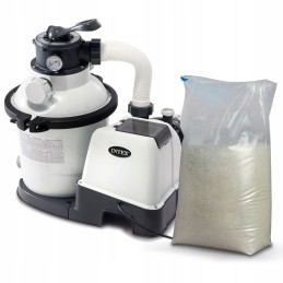 Smėlio filtro siurblys 4500 lh intex 26644 25 kg smėlio