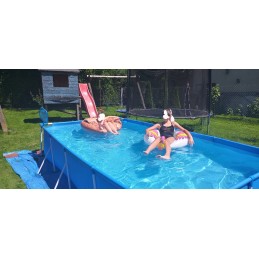 Šeimos plieno pro 3in1 rėmo baseinas bestway 400x2