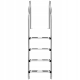 Nerūdijančio plieno baseino kopėčios, 4 pakopos, 1820 mm