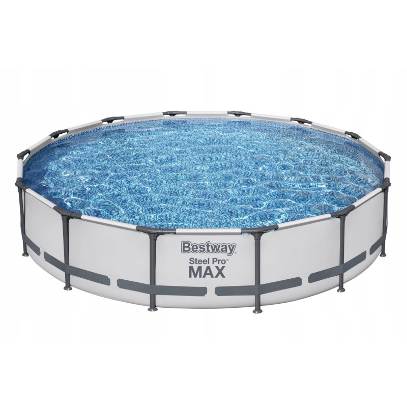 Bestway 56595 plieno pro max apvalaus rėmo baseinas su filtro siurbliu 4 2