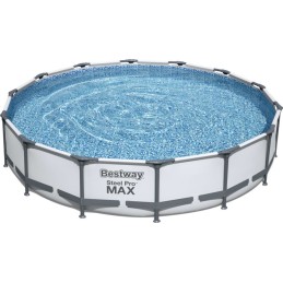 Bestway 56595 tērauda pro max apaļa rāmja baseins ar filtra sūkni 4 2