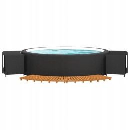 Mullivanni korpus must PE rotangist teras 105 112x45x55cm