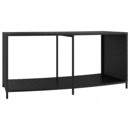 Mullivanni korpus must PE rotangist teras 105 112x45x55cm