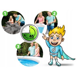 Apvalus išsiplečiantis sodo baseinas 457 x 107 cm 12362 litrai bestway 57372