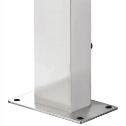 Vidaxl sodo dušas 220 cm nerūdijančio plieno 315939