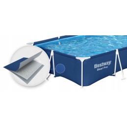 Frame garden pool 300x201x66 cm 16in1 set
