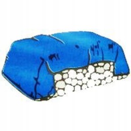 Dengiantis brezentas 20x20 mėlynas 60g m2