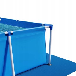 Plieninis sodo baseinas 260 x 160 x 65 cm rinkinys 15 in 1 intex 28271