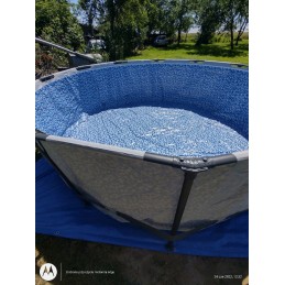 Plieninis sodo baseinas 366 x 100 cm komplektas 10in1 bestway 56418