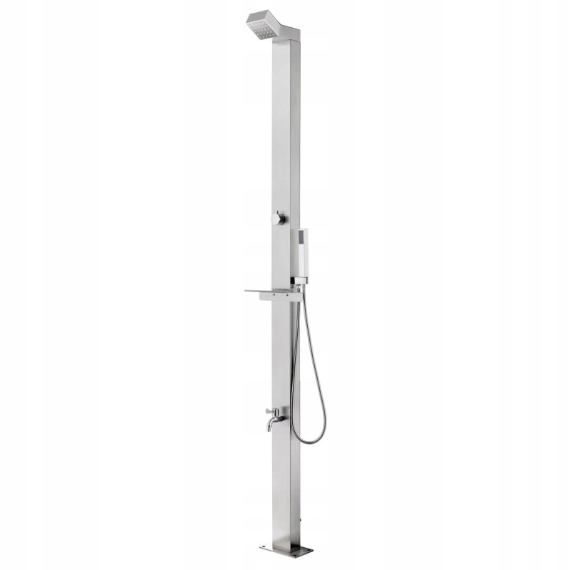 Sodo dušas 220 cm, nerūdijantis plienas