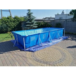 Plieninis sodo baseinas 450x220x84 intex 28273