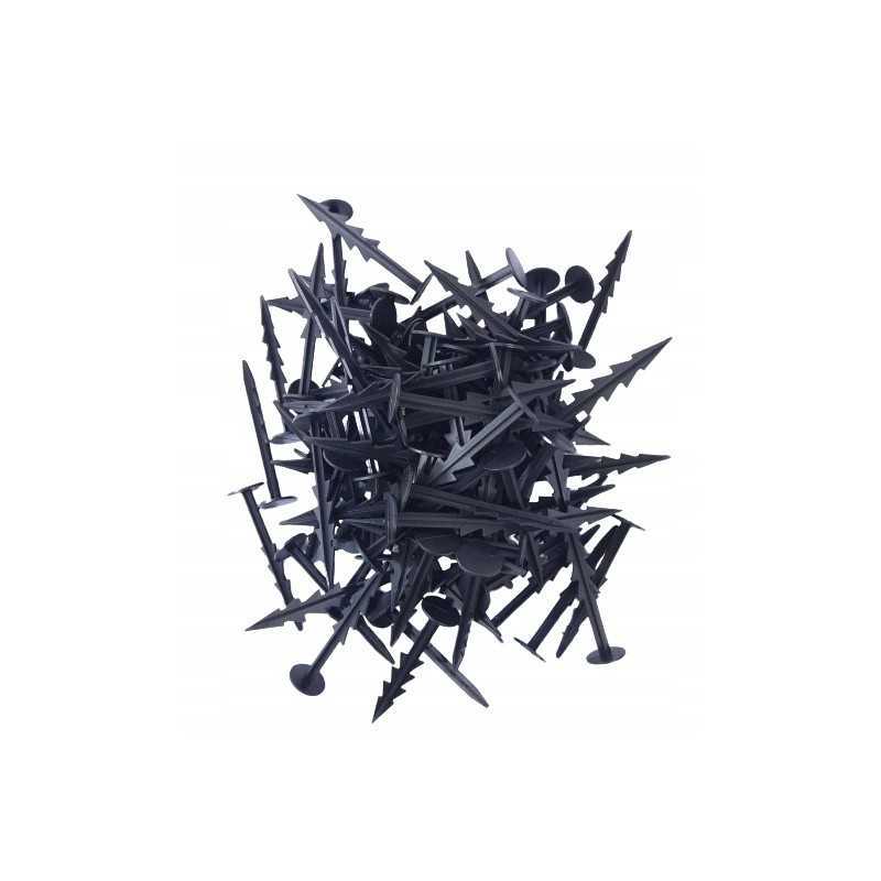 Inkariniai kaiščiai agrotekstilės tinklams - 100 vnt (pakuotė)