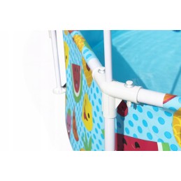 Bestway antžeminis baseinas vaikams plieninis pro UV atsargus 244x51 cm